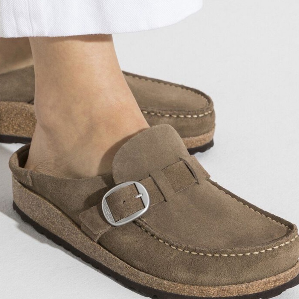 Birkenstock Buckley clogs taupe size 39 (8.5) women’s